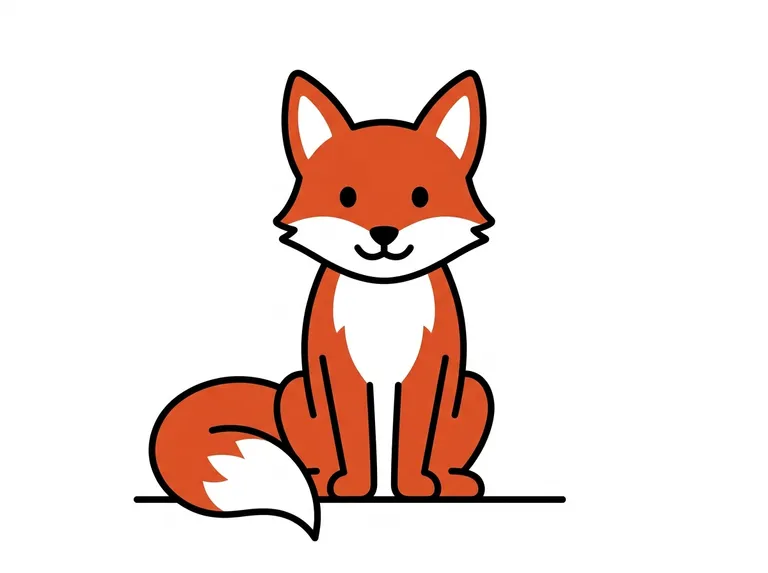 Notion-Style Line Art sample