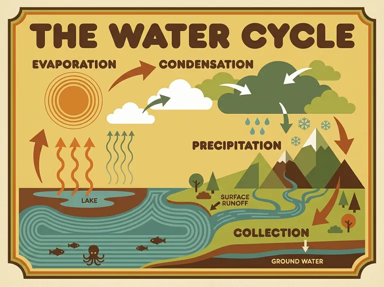 Retro 70s Infographic sample