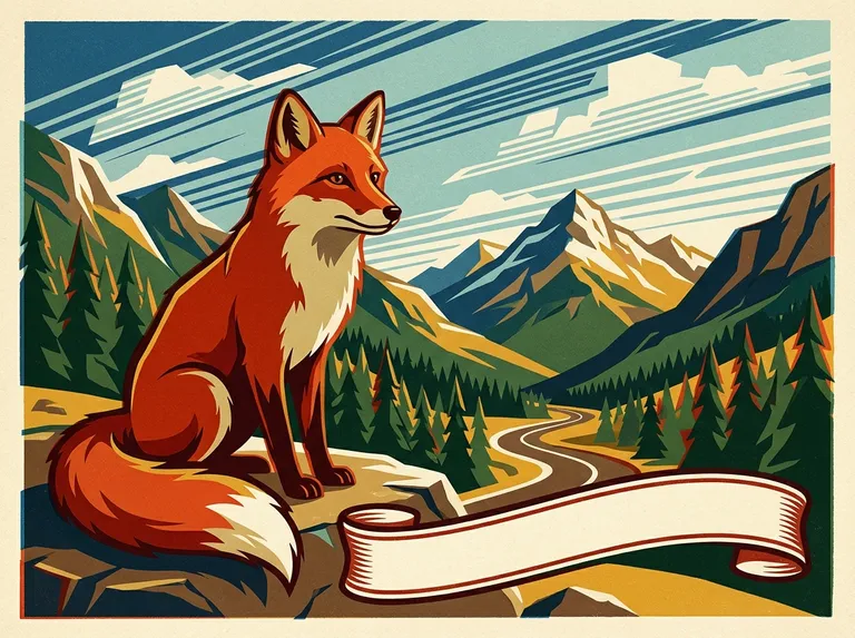 Vintage Travel Poster sample
