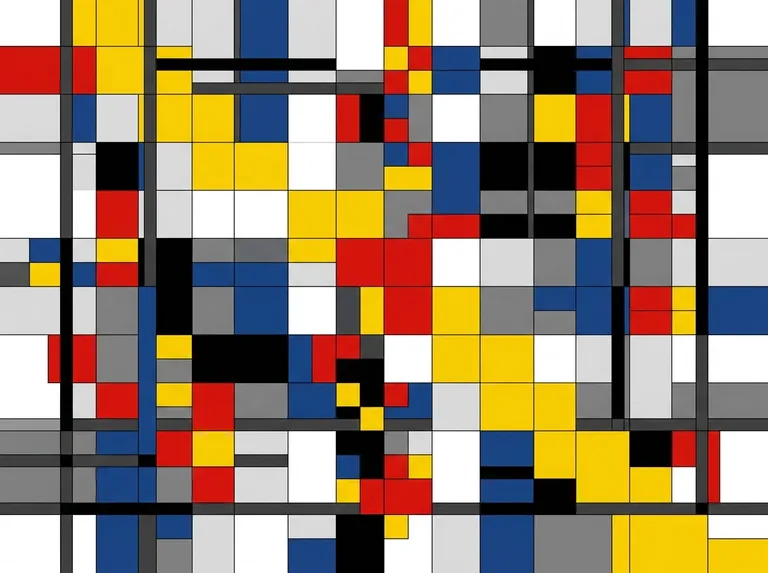 Bauhaus / De Stijl Geometric sample