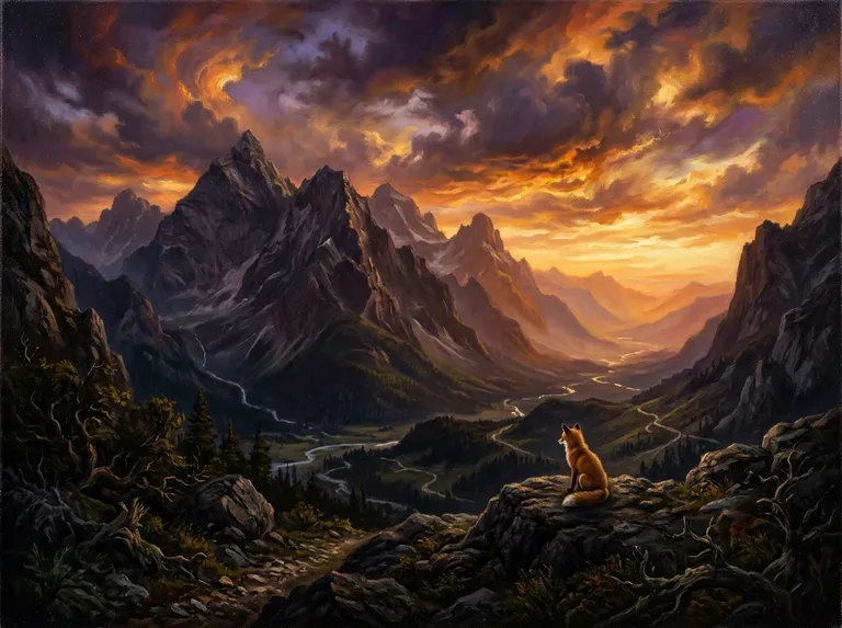 Romantic Sublime Landscape sample