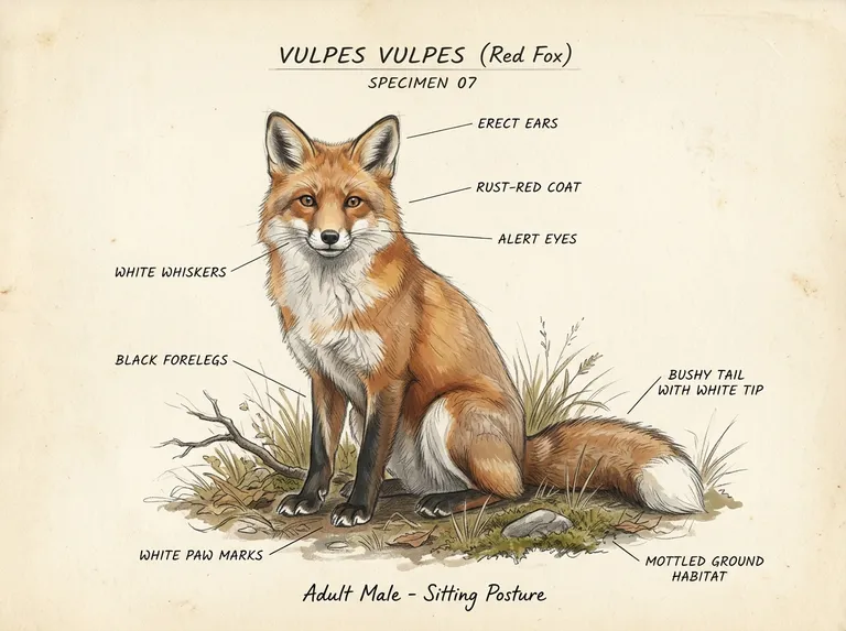Gouache-over-Pencil (Naturalist Plate) sample