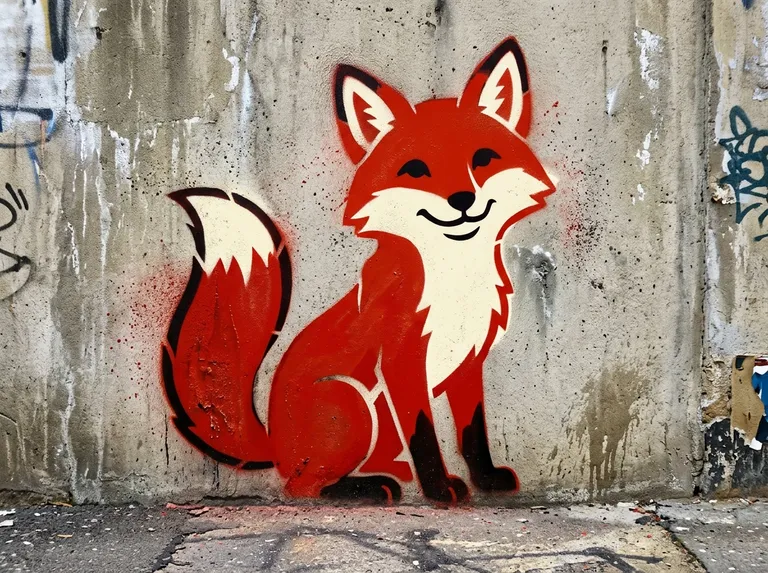 Stencil / Spray sample