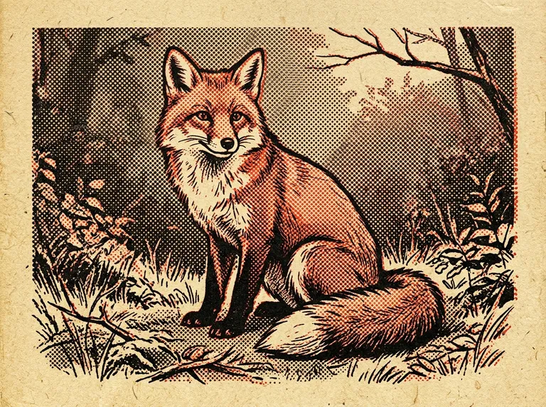 Newsprint Halftone sample