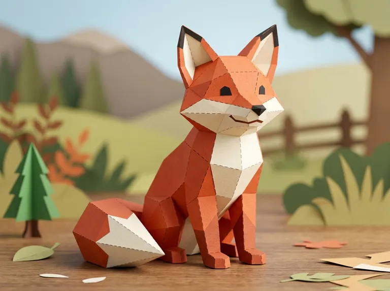 Papercraft 3D sample
