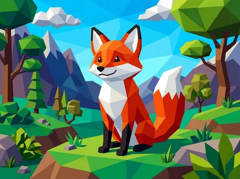 Low-Poly 3D sample