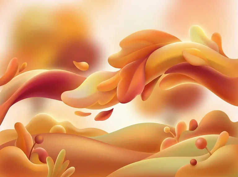 Soft Gradient-Mesh 3D sample