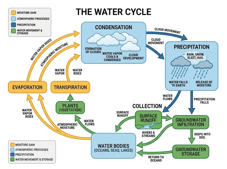 Color-Coded Flow Diagram sample