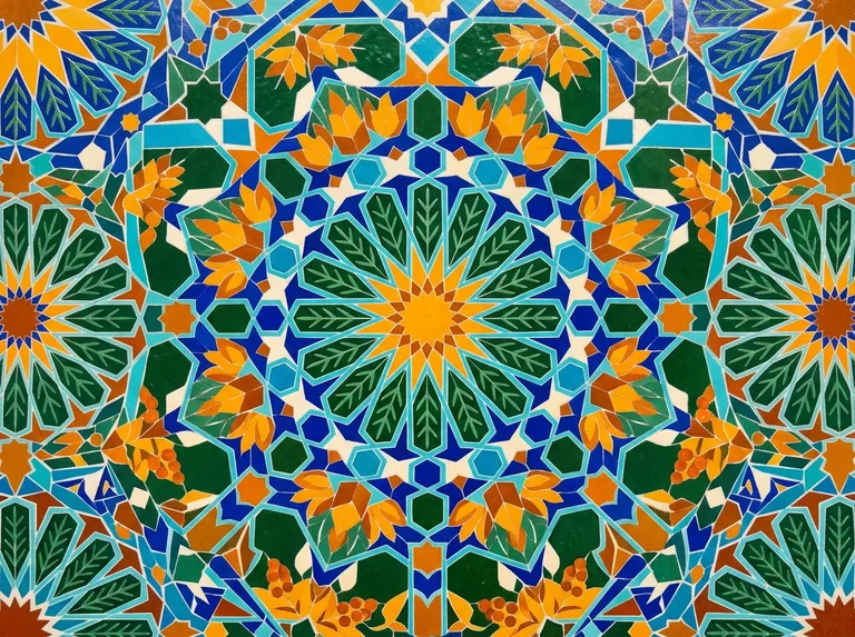 Moroccan Zellige Mosaic sample